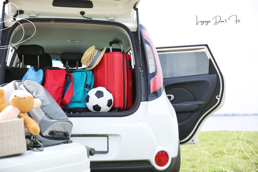 bags don't fit in boot